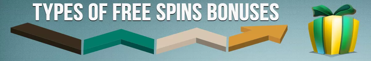 TYPES OF FREE SPINS BONUSES